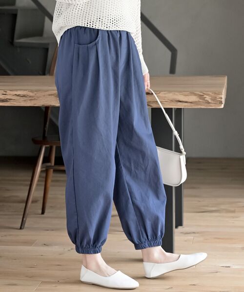 rps(アールピーエス)の「ポケットタックジョガーパンツ(その他パンツ・レディース・オフホワイト/ネイビー/ブラック/グレー・フリー)」の4枚目の写真