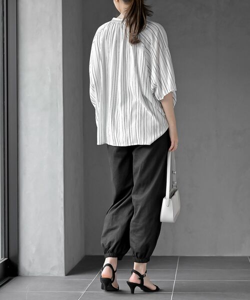 rps(アールピーエス)の「ポケットタックジョガーパンツ(その他パンツ・レディース・オフホワイト/ネイビー/ブラック/グレー・フリー)」の17枚目の写真