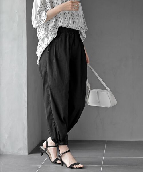 rps(アールピーエス)の「ポケットタックジョガーパンツ(その他パンツ・レディース・オフホワイト/ネイビー/ブラック/グレー・フリー)」の16枚目の写真