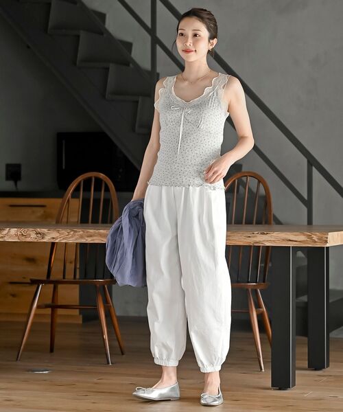 rps(アールピーエス)の「ポケットタックジョガーパンツ(その他パンツ・レディース・オフホワイト/ネイビー/ブラック/グレー・フリー)」の11枚目の写真