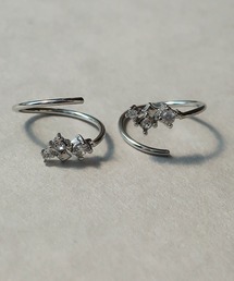 ISS イズ:ダブルキュービック ピアス