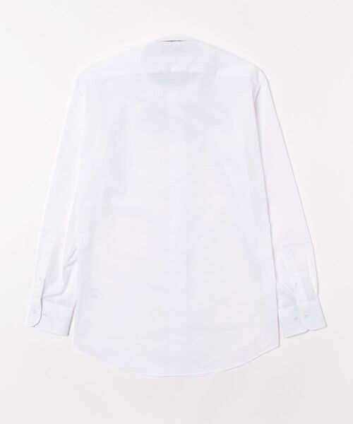 TAKA-Q（タカキュー）の「【形態安定 吸水速乾】タカキュー ボタンダウン ビジネスドレス 長袖シャツ（ビジネスシャツ・メンズ・ホワイト・首回り37cm-裄丈80cm/首回り39cm-裄丈80cm/首回り39cm-裄丈84cm/首回り41cm-裄丈82cm/首回り41cm-裄丈86cm/首回り43cm-裄丈82cm/首回り43cm-裄丈86cm/首回り45cm-裄丈86cm）」の3枚目の写真