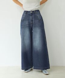 『STRATA』エストラータ (S) アシメフロント デニムパンツ STRATA｜エストラータのデニムパンツ通販 - ZOZOTOWN