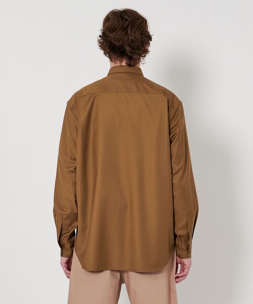 UNITED ARROWS（ユナイテッドアローズ）の「【ZOZO限定】ドレープ フライフロント シャツ（シャツ/ブラウス・メンズ・オリーブ/ライトブルー/ブラック/ナチュラル/ブラウン/ダークグレー/ベージュ/ネイビー・XS/S/M/L/XL/XXL）」の17枚目の写真