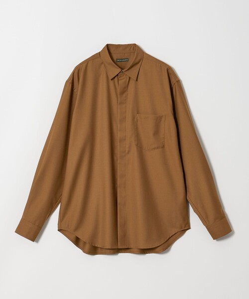 UNITED ARROWS（ユナイテッドアローズ）の「【ZOZO限定】ドレープ フライフロント シャツ（シャツ/ブラウス・メンズ・オリーブ/ライトブルー/ブラック/ナチュラル/ブラウン/ダークグレー/ベージュ/ネイビー・XS/S/M/L/XL/XXL）」の18枚目の写真