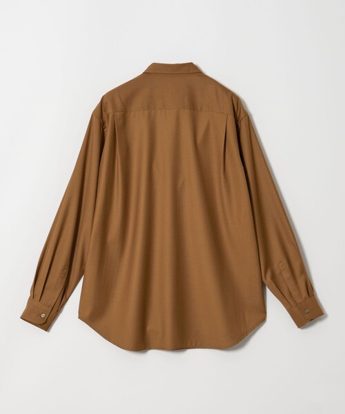 UNITED ARROWS（ユナイテッドアローズ）の「【ZOZO限定】ドレープ フライフロント シャツ（シャツ/ブラウス・メンズ・オリーブ/ライトブルー/ブラック/ナチュラル/ブラウン/ダークグレー/ベージュ/ネイビー・XS/S/M/L/XL/XXL）」の19枚目の写真