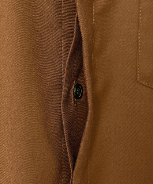 UNITED ARROWS（ユナイテッドアローズ）の「【ZOZO限定】ドレープ フライフロント シャツ（シャツ/ブラウス・メンズ・オリーブ/ライトブルー/ブラック/ナチュラル/ブラウン/ダークグレー/ベージュ/ネイビー・XS/S/M/L/XL/XXL）」の22枚目の写真