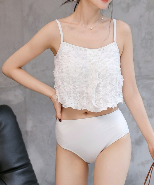 【完売品】【新品未使用】cherimi 水着 ホワイト Mサイズ 完売品】【新品未使用】cherimi 水着 ホワイト Mサイズ 2025年