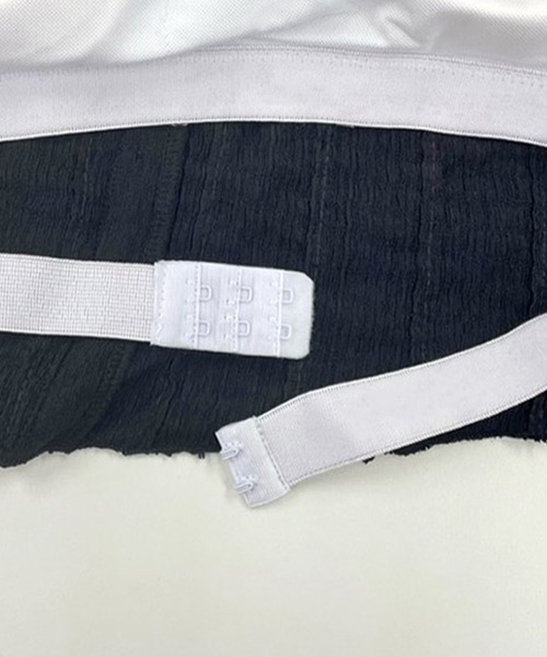 TeddyShop（テディショップ）の「【愛されシャギーキャミキニ】レディース水着 クロップドフリンジキャミソールハイウエストビキニ+ショートパンツ 上下3点セット 体型カバー（水着・レディース・ブルー/ピンク/ホワイト/ブラック・S/L/M）」の12枚目の写真