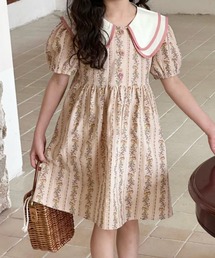 aimoha（アイモハ）の「【aimoha-KIDS-】花柄シャツワンピース（シャツワンピース）」