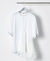 RUMCHE | Moon Ruffle Cutsew Tops / ムーンラッフルカットソートップス(Tシャツ/カットソー)