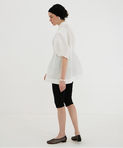 CLANE(クラネ)の「WAIST SHAPE PUFF SLEEVE TOPS(シャツ/ブラウス・レディース・アイボリー・1)」の12枚目の写真
