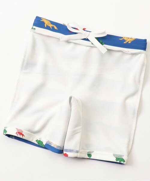 Ampersand（アンパサンド）の「【UVカット】ボクサー水着（水着・キッズ・ネイビー/キャメル/グリーン/ライトグレー/ブラック・80/90/100/110/120）」の9枚目の写真