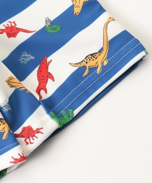 Ampersand（アンパサンド）の「【UVカット】ボクサー水着（水着・キッズ・ネイビー/キャメル/グリーン/ライトグレー/ブラック・80/90/100/110/120）」の18枚目の写真