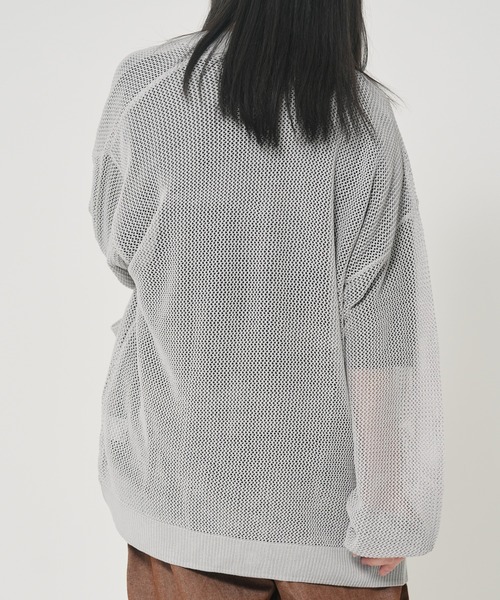 ROUGH TRADE(ラフトレード)の「メッシュカーディガン(M1)(カーディガン/ボレロ・メンズ・グリーン/ブラック/グレー・MEDIUM/LARGE/X-LARGE)」の6枚目の写真
