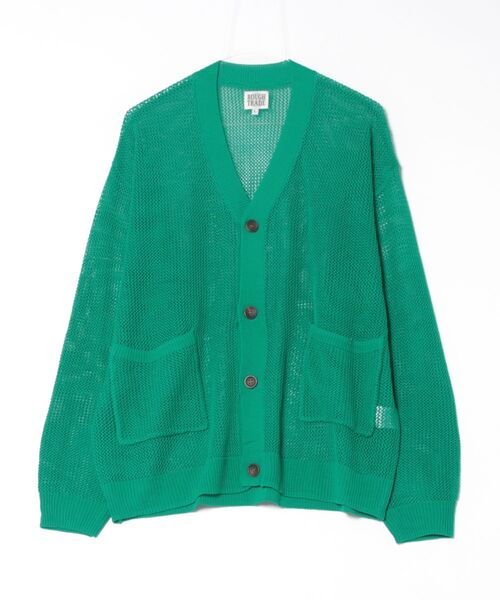 ROUGH TRADE(ラフトレード)の「メッシュカーディガン(M1)(カーディガン/ボレロ・メンズ・グリーン/ブラック/グレー・MEDIUM/LARGE/X-LARGE)」の7枚目の写真