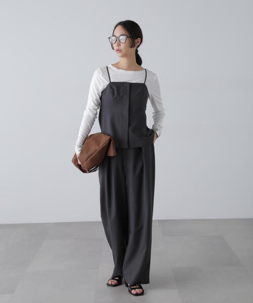 FREE'S MART（フリーズマート）の「〈セットアップ対応〉ペプラムキャミソールビスチェ[肩ひも調節可]（その他トップス・レディース・ブラック/ブルー/ホワイト系その他・FREE）」の12枚目の写真