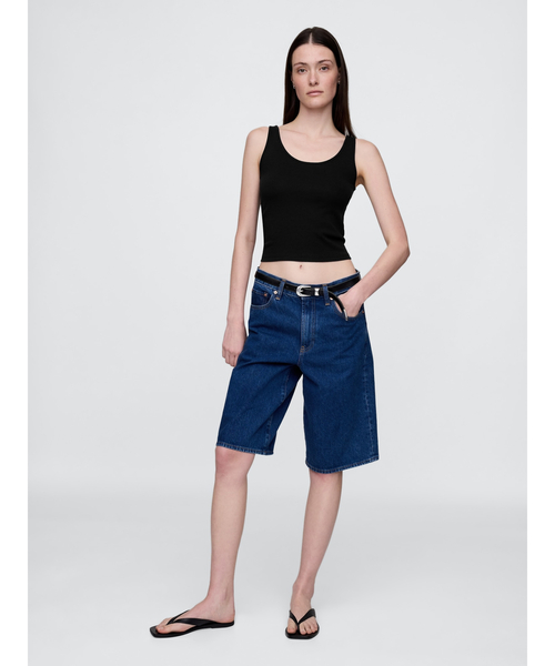 GAP（ギャップ）の「モダン クロップド タンクトップ（タンクトップ・レディース・イエロー/ピンク/グリーン/ブラック/ホワイト/ネイビー/レッド・S/M/L/XL/XS/XXS）」の17枚目の写真