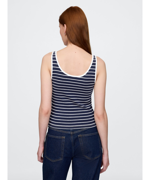 GAP（ギャップ）の「モダン クロップド タンクトップ（タンクトップ・レディース・イエロー/ピンク/グリーン/ブラック/ホワイト/ネイビー/レッド・S/M/L/XL/XS/XXS）」の21枚目の写真