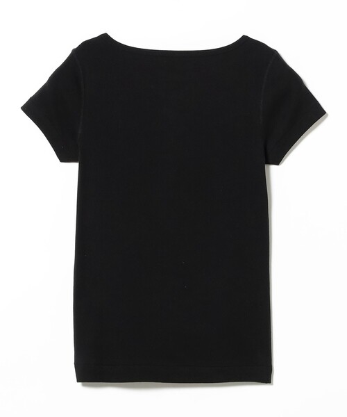 three dots（スリードッツ）の「three dots / Ginger ショートスリーブ Tシャツ（Tシャツ/カットソー・レディース・ホワイト/ブラック・SMALL/MEDIUM）」の18枚目の写真