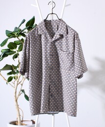 GLOSTER | 【GLOSTER/グロスター】オールオーバーパターン シャツ 柄シャツ アロハシャツ オープンカラー(シャツ/ブラウス)