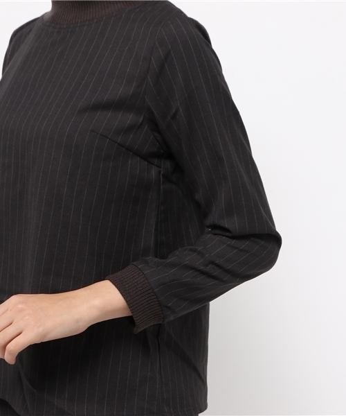 LBC(エルビーシー)の「レーヨンポリハイネックワンピース(ワンピース・レディース・ライトグレー/ダークグレー・MEDIUM/LARGE)」の7枚目の写真