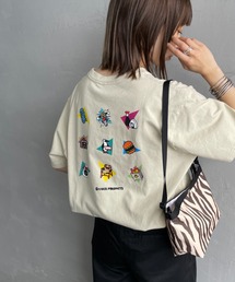 CHUMS | 【WEB限定】[CHUMS/チャムス] かせきさいだぁ アラカルトバックプリント ショートスリーブTシャツ(Tシャツ/カットソー)