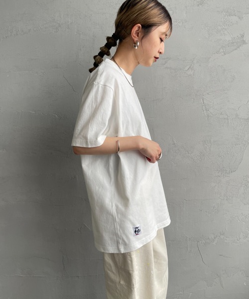 CHUMS（チャムス）の「【WEB限定】[CHUMS/チャムス] かせきさいだぁ アラカルトバックプリント ショートスリーブTシャツ（Tシャツ/カットソー・レディース・ネイビー/グレイッシュベージュ/ホワイト・L/M/XL）」の13枚目の写真