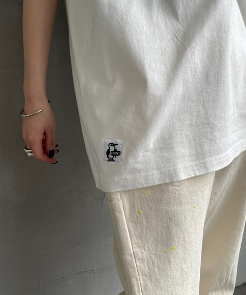 CHUMS（チャムス）の「【WEB限定】[CHUMS/チャムス] かせきさいだぁ アラカルトバックプリント ショートスリーブTシャツ（Tシャツ/カットソー・レディース・ネイビー/グレイッシュベージュ/ホワイト・L/M/XL）」の17枚目の写真