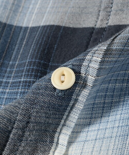 REMI RELIEF - 新品　レミレリーフ　チェックシャツ　ブルー　Ｓサイズ REMI RELIEF（レミレリーフ）の「REMI RELIEF / 別注 Rayon