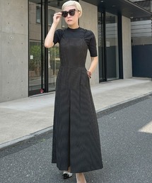 JENNE（ジェンヌ）の「肩紐リボンピンストライプサロペット（その他パンツ）」