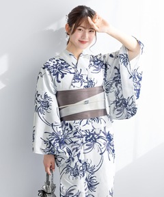 セール】hinari × utatane浴衣セット 牡丹（浴衣）｜hinari（ヒナリ