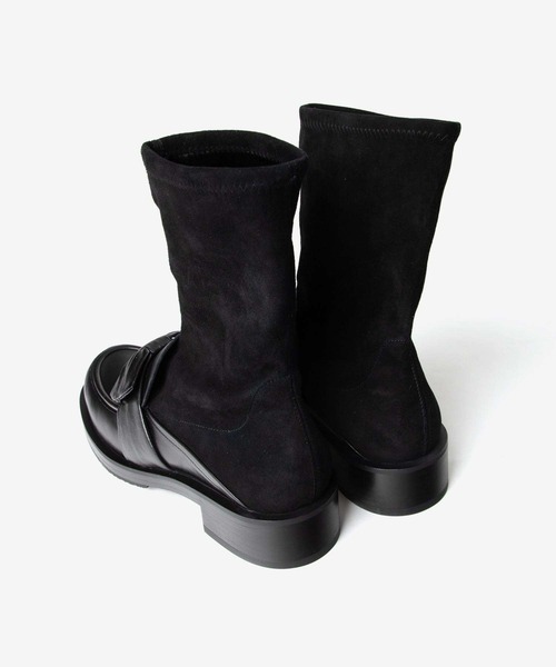 STUART WEITZMAN(スチュアートワイツマン)の「STUART WEITZMAN SOFIA BOLD LOAFER BOOTIE スチュアート・ワイツマン ソフィア ボールド ローファー ブーティー ブーツ(ブーツ・レディース・ブラック・37/36.5/37.5/36)」の11枚目の写真