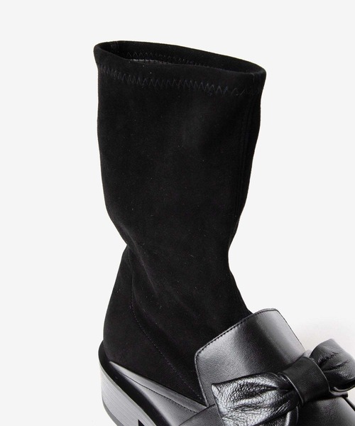 STUART WEITZMAN(スチュアートワイツマン)の「STUART WEITZMAN SOFIA BOLD LOAFER BOOTIE スチュアート・ワイツマン ソフィア ボールド ローファー ブーティー ブーツ(ブーツ・レディース・ブラック・37/36.5/37.5/36)」の14枚目の写真