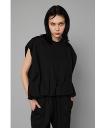 ヘリンドットサイ　ボンディング　フレア　トップス　黒 HeRIN.CYE｜ヘリンドットサイの通販 - ZOZOTOWN