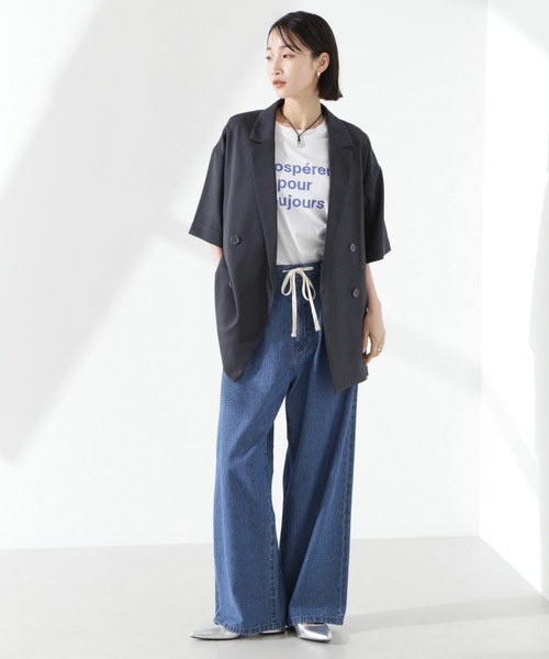 【セットアップもおすすめ】DIOR ショートスリーブ ジャケット DIOR | ショートスリーブ トップス マクロカナージュ テクニカル