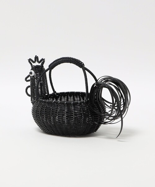 Diminutivo（ディミヌティーボ）の「【別注】＜DIMINUTIVO＞Chicken Egg Basket S（かごバッグ・レディース・ブラック/ダークグレー・FREE）」の5枚目の写真