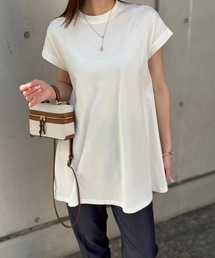 CIENA | クールタッチクルーネックフレアープルオーバー(Tシャツ/カットソー)