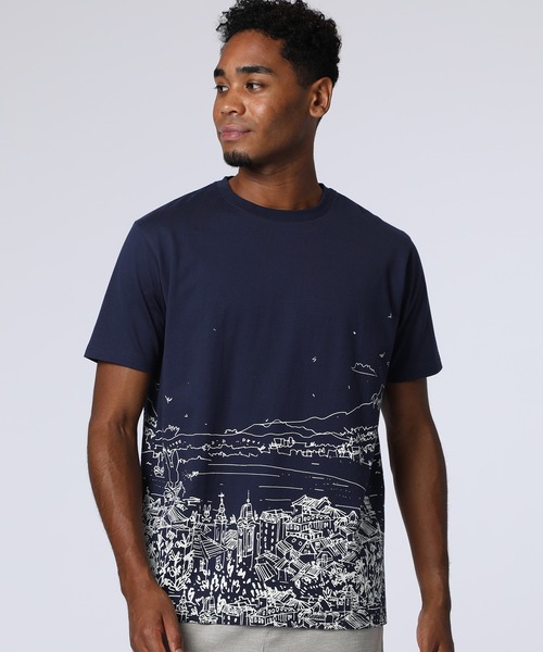 セール】フリーハンドハーバーグラフィック Tシャツ（Tシャツ