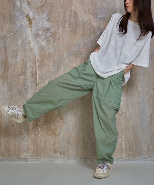 Nora Lily(ノラリリー)の「【Nora Lily】Balloon 1Tuck Pants(UNISEX)(その他パンツ・メンズ・イエロー/ミント/ブラック・FREE)」の15枚目の写真