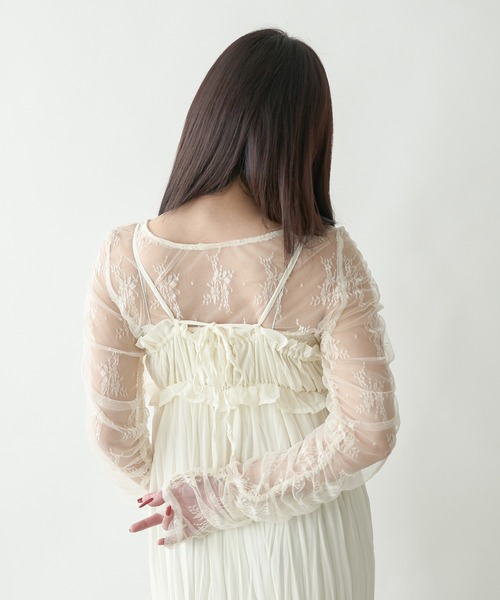 Ambre Neige（アンブルネージュ）の「crinkle camisole dress