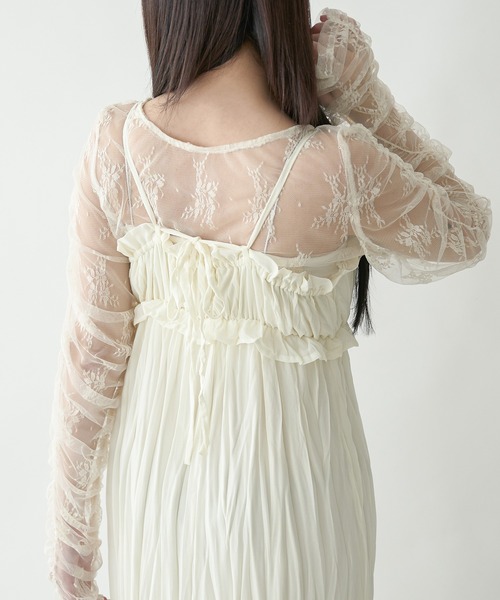 crinkle camisole dress / クリンクルキャミソールワンピース