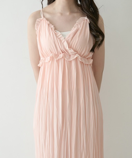 セール】crinkle camisole dress / クリンクルキャミソール