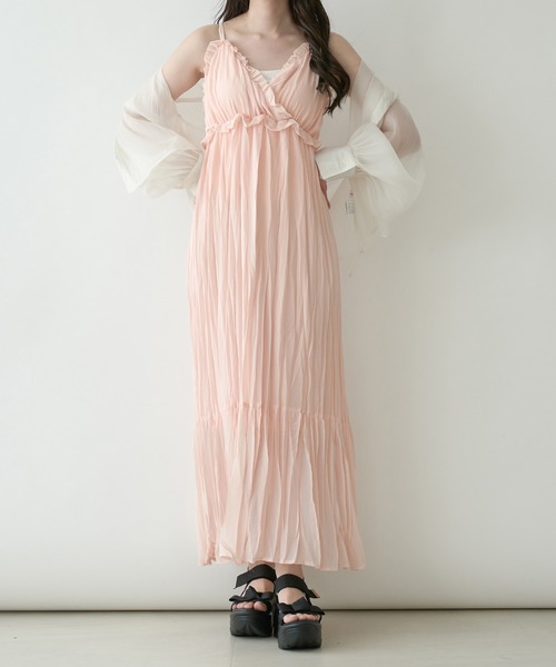 セール】crinkle camisole dress / クリンクルキャミソール