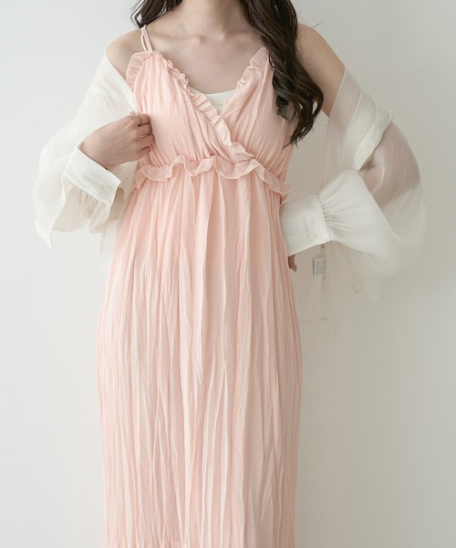 セール】crinkle camisole dress / クリンクルキャミソール