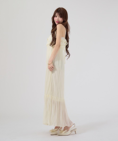 セール】crinkle camisole dress / クリンクルキャミソール