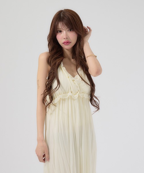 セール】crinkle camisole dress / クリンクルキャミソール