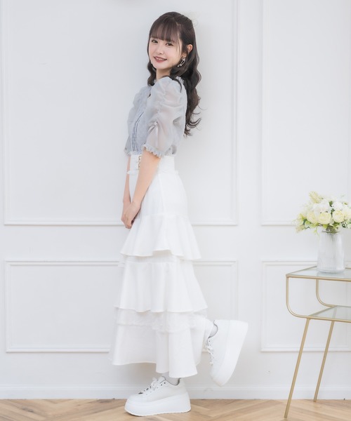 couture BY ROJITA(クチュールバイロジータ)の「パールビジュープラットフォームスニーカー(スニーカー・レディース・ホワイト/ブラック・37/38/39)」の17枚目の写真