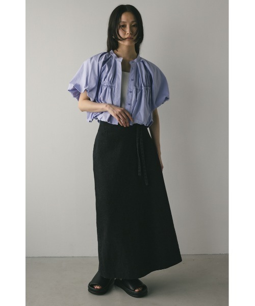 STYLEMIXER（スタイルミキサー）の「ギャザーショートブラウス（シャツ