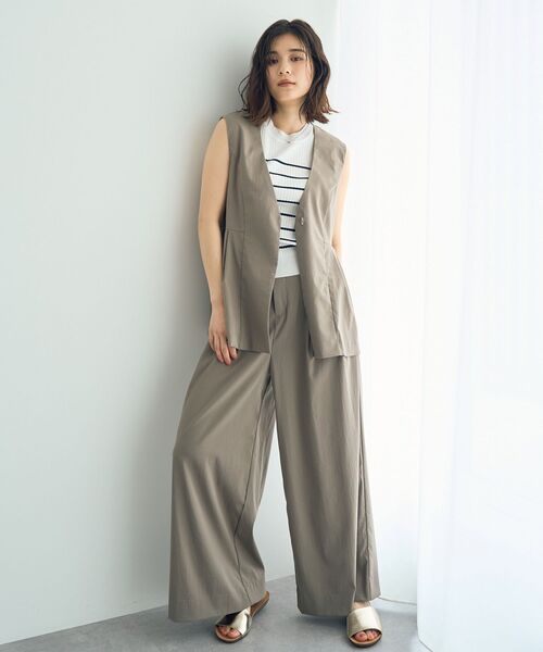 YECCA VECCA(イェッカヴェッカ)の「マシンウォッシャブルノースリーブニット(ニット/セーター・レディース・ベージュ/グリーン系その他3/ブラック/その他7・FREE)」の19枚目の写真